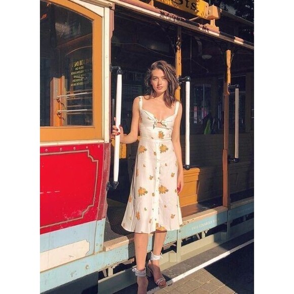 NWT. Reformation Floral Bodice Dress Sz 12 - Picture 5 of 10